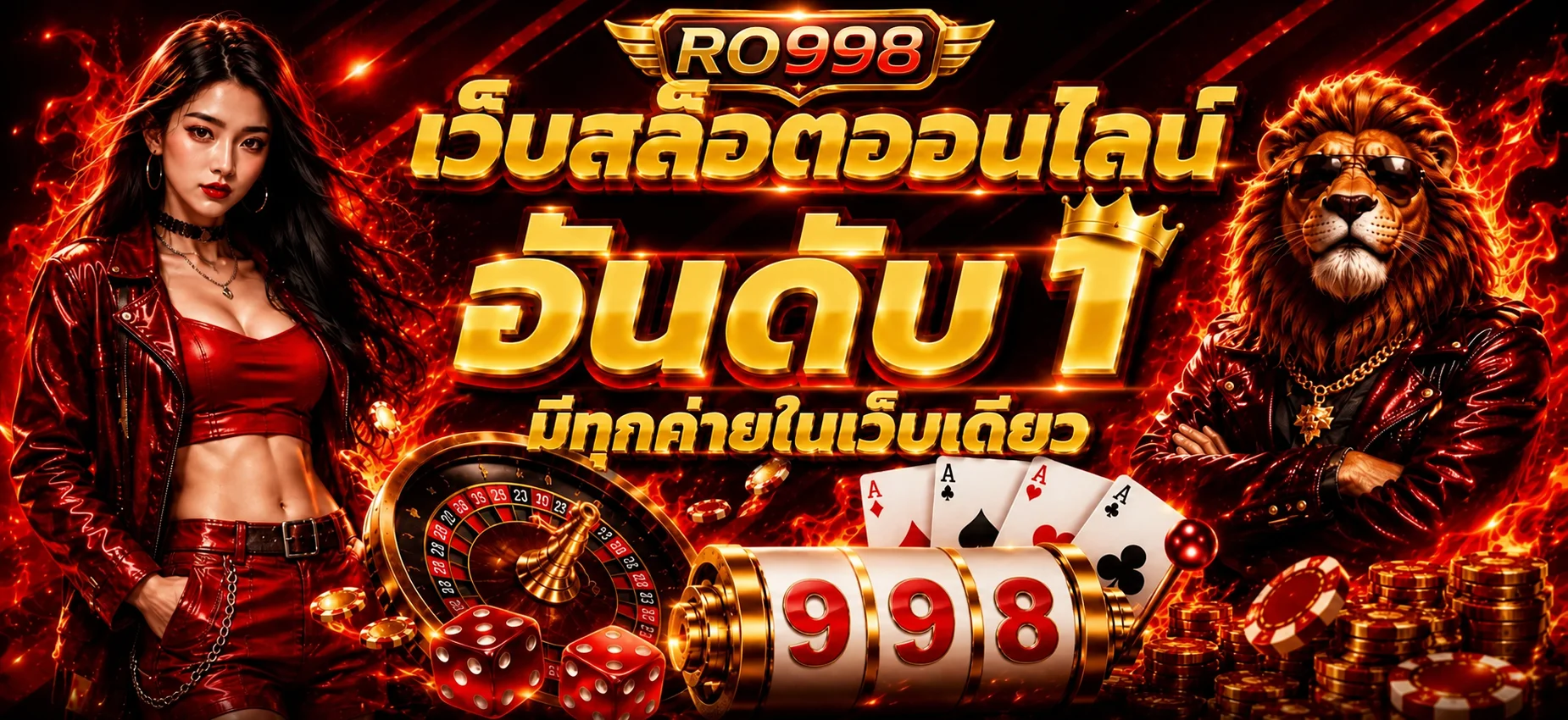 RO998 คาสิโนออนไลน์รวมเกมยอดนิยม